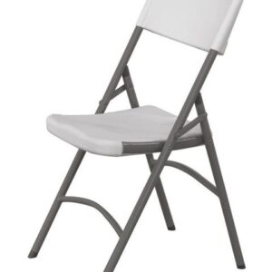 Keteringová stolička – biela, HENDI, max. nosnosť: 180 kg, Biela, 540x440x(H)840mm