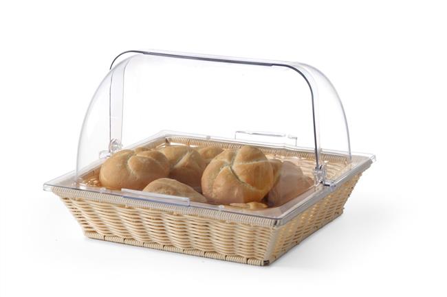 Kôš na pečivo s krytom Rolltop, HENDI, kôš s vekom, GN 2/3, 365x335x(H)245mm – Obrázok 3