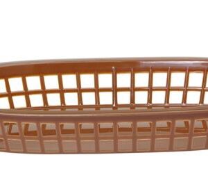 Košík na pečivo oválny, HENDI, Hnedá, 6 ks, 275x175x(H)38mm