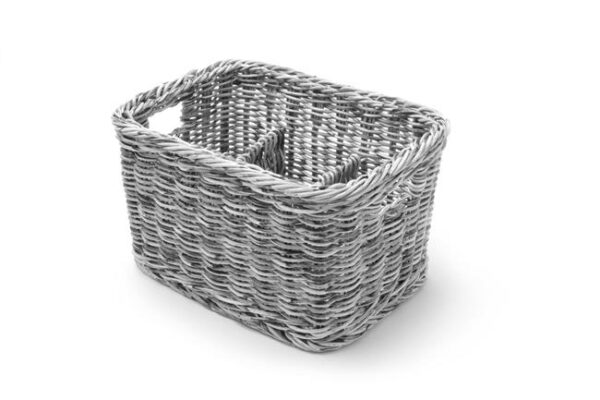 Košík na príbory, HENDI, Svetlošedá, 260x180x(H)150mm