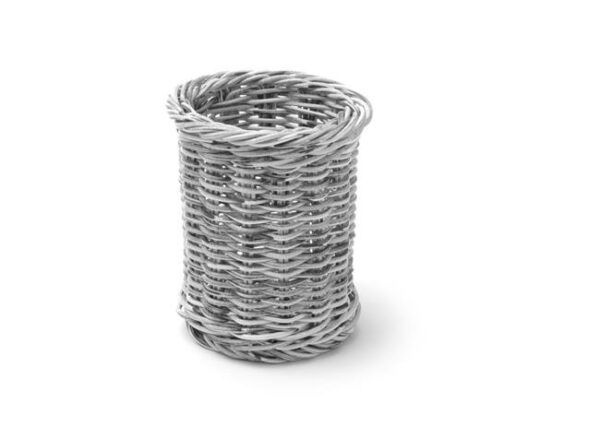 Košík na príbory, HENDI, Svetlošedá, ø100x(H)120mm