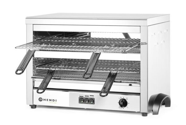 Salamander s kremíkovými telesami – 4500 W – GN 1/1 | Hendi 264331 - Image 3