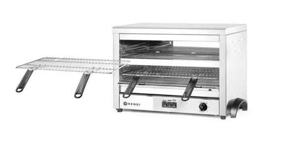Salamander s kremíkovými telesami – 4500 W – GN 1/1 | Hendi 264331 - Image 4