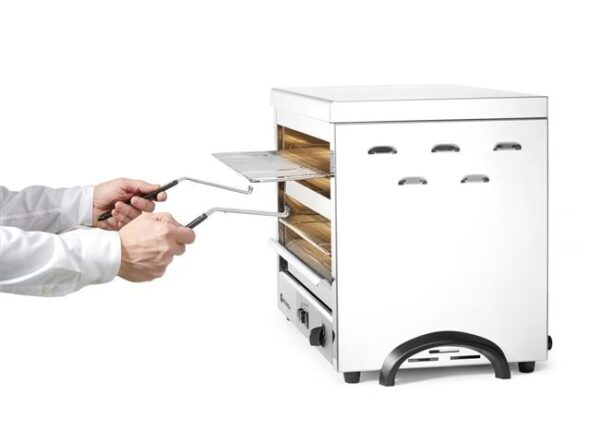 Salamander s kremíkovými telesami – 4500 W – GN 1/1 | Hendi 264331 - Image 6