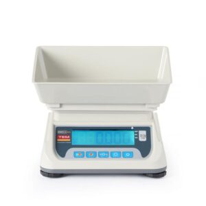 Kúpiť váhu s LCD s portom RS232 a legalizáciou, rad ECO +, TEM, 255x264x(H)189mm