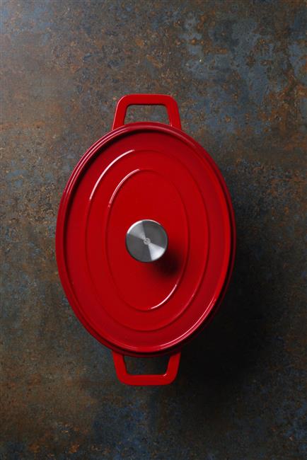Liatinový smaltovaný kastról, HENDI, 0,27L, Červená, 130x100x(H)48mm – Obrázok 11