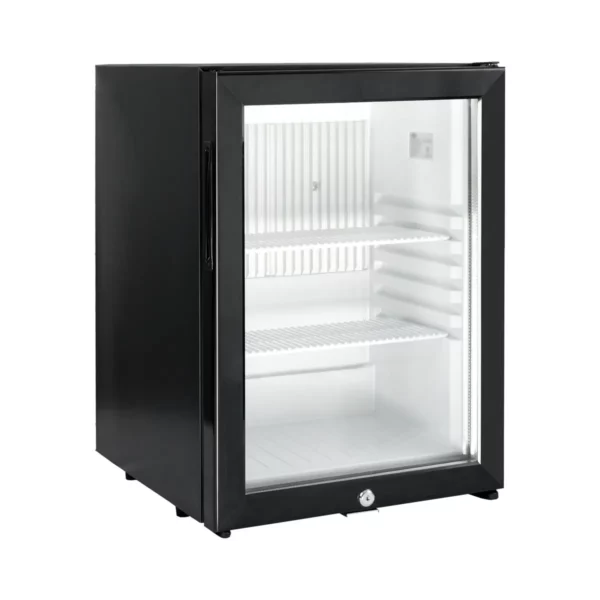 Minibar chladnička - s 1 sklenenými dverami - tichá & uzamykateľná - Image 7