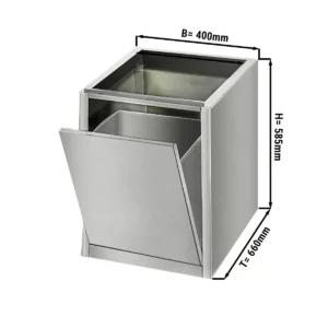 Odpadkový kôš - modul spodnej stavby 400x660mmOdpadkový kôš - modul spodnej stavby 400x660mm