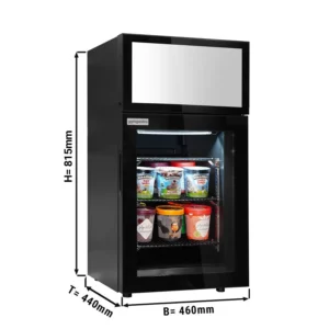 Minibar mraznička - 460 mm - s reklamným displejom