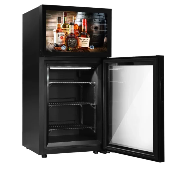 Minibar freezer - 460mm - with built-in 19 palcový LCD displej - Image 4