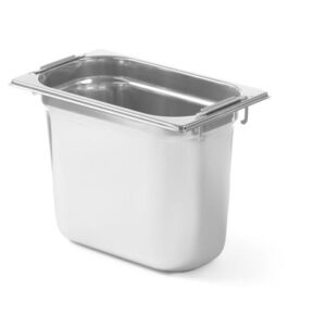 Nádoba GN 1/4 so zápustnými rukoväťami – 265 x 162 mm, HENDI, GN 1/4, 5,5L, (H)200mm