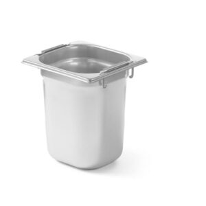 Nádoba GN 1/6 so zápustnými rukoväťami – 176 x 162 mm, HENDI, GN 1/6, 3,4L, (H)200mm