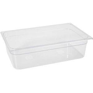 Nádoba z polykarbonátu GN 2/1, HENDI, GN 2/1, 58L, Priehľadná, 650x530x(H)200mm