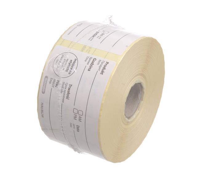 Nálepka pre bezpečnosť potravín (Food Safety) – DÁTUM SPOTREBY“, HENDI, 500 ks v rolke, 500 ks, 100x50mm – Obrázok 2