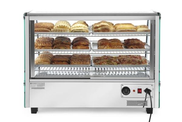 Nastaviteľná ohrevná vitrína, HENDI, 120 litrov, 230V/1100W, 685x575x(H)680mm - Image 20