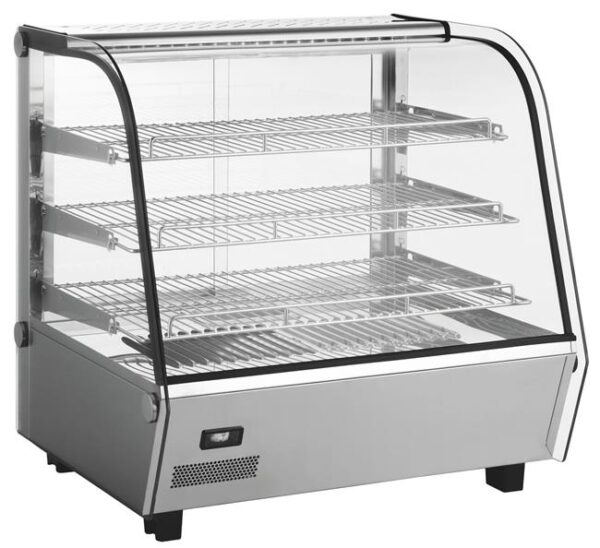 Nastaviteľná ohrevná vitrína, HENDI, 120 litrov, 230V/1100W, 685x575x(H)680mm - Image 3