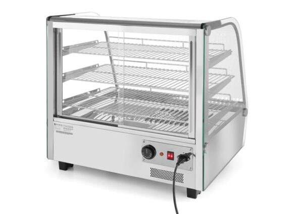 Nastaviteľná ohrevná vitrína, HENDI, 120 litrov, 230V/1100W, 685x575x(H)680mm - Image 5