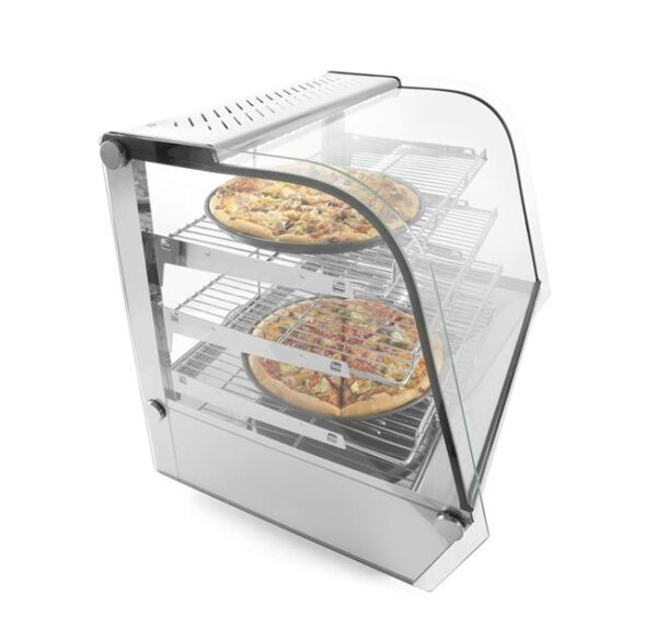 Nastaviteľná ohrevná vitrína, HENDI, 120 litrov, 230V/1100W, 685x575x(H)680mm - Image 8