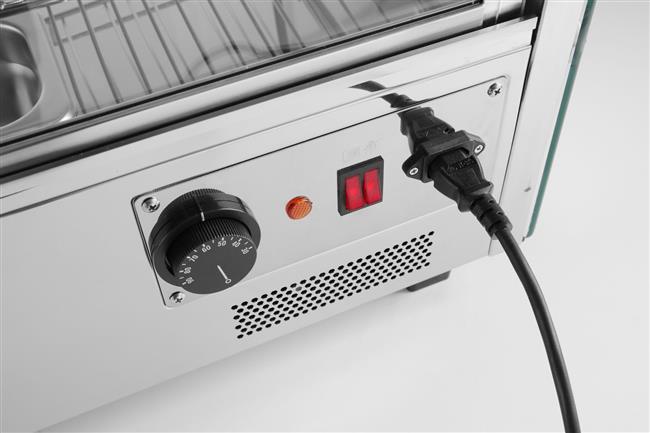 Vyhrievaný pultový displej, HENDI, 160 litrov, 230V/1500W, 885x570x(H)680mm – Obrázok 10