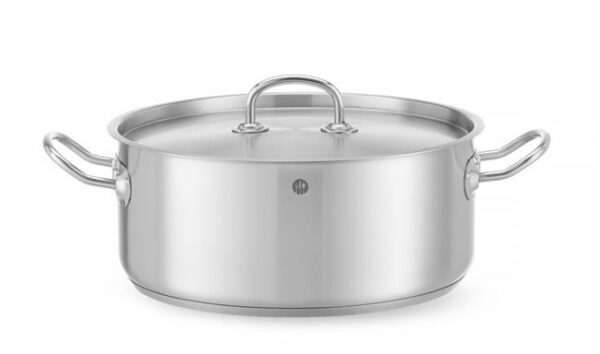 Nízky hrniec – s pokrievkou, HENDI, Kitchen Line, 1,5L, ø160x(H)75mm - Image 4
