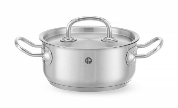 Nízky hrniec – s pokrievkou, HENDI, Kitchen Line, 4,9L, ø240x(H)110mm - Image 7