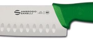Nôž Supra Colore Santoku, Ambrogio Sanelli, Zelená, (L)310mm