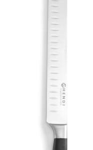 Nôž na šunku a lososa, HENDI, Profi Line, okrúhly zábrus, Čierna, (L)430mm