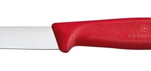 Nôž na zeleninu hladký, Victorinox, Čierna, (L)190mm
