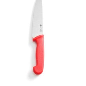 Nože HACCP červenej farby – na surové mäso, HENDI, Červená, (L)385mm