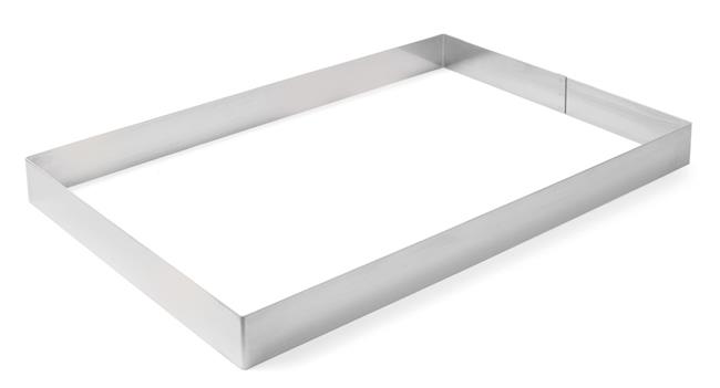 Obdĺžniková pekárensko-cukrárenská forma, HENDI, 385x285x(H)60mm