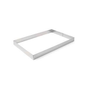 Obdĺžniková pekárensko-cukrárenská forma, HENDI, 585x385x(H)50mm – Obrázok 3