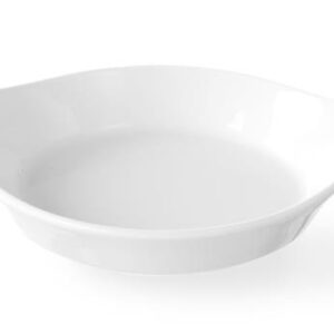 Okrúhla polmiska na pečenie s rukoväťami, HENDI, 0,15L, 185x152x(H)40mm