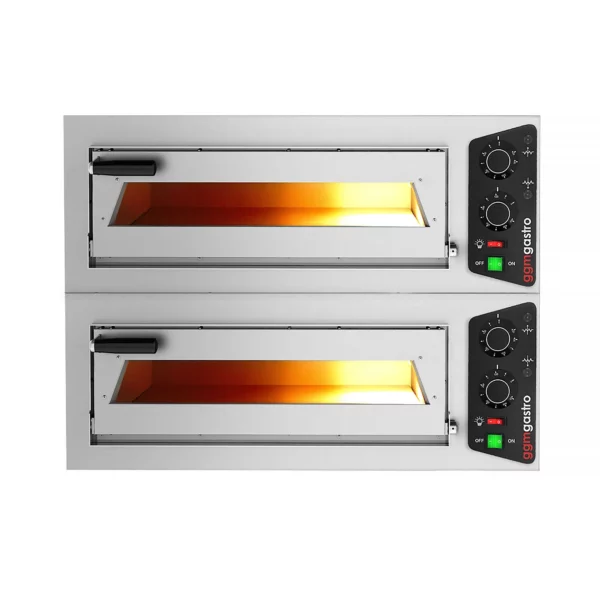 (2 kusy) Elektrická pec na pizzu - 1+1x 35cm - manuálna - Image 5