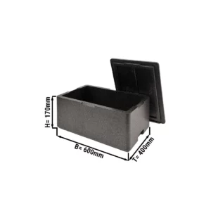 Termobox GN 1/1 - 20,2 litra | Izolovaný box | Polystyrénový box | Polibox | Zahrievací box