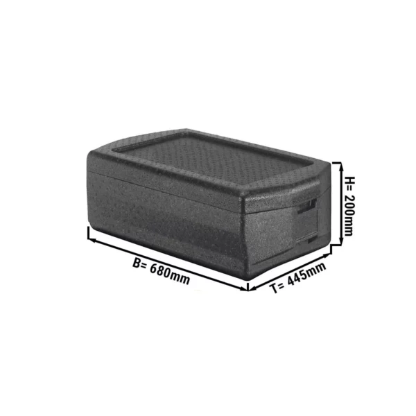 Thermobox Plus GN 1/1 - 24,9 litrov | Izolovaný box | Polystyrénový box | Polibox | Zahrievací box