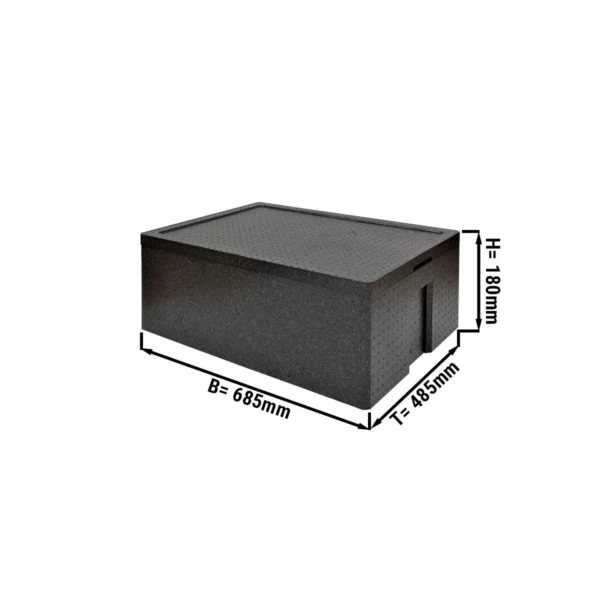 Termobox Maxi - 31,9 litrov | Izolovaný box | Polystyrénový box | Polibox | Zahrievací box