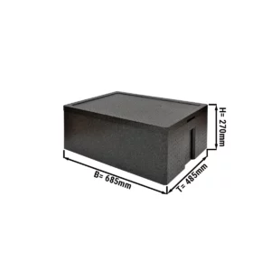 Termobox Maxi - 55,8 litrov | Izolovaný box | Polystyrénový box | Polibox | Zahrievací box