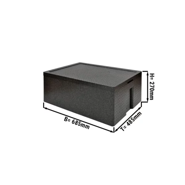 Termobox Maxi - 55,8 litrov | Izolovaný box | Polystyrénový box | Polibox | Zahrievací box