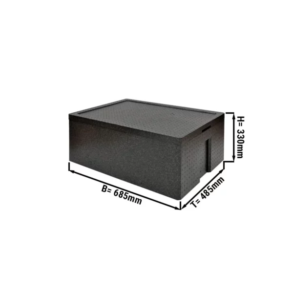 Termobox Maxi - 71,7 litrov | Izolovaný box | Polystyrénový box | Polibox | Zahrievací box