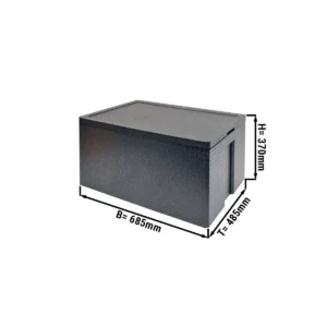 Termobox Maxi - 82,3 litrov | Izolovaný box | Polystyrénový box | Polibox | Zahrievací box