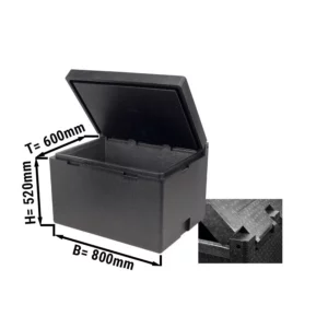 Nákladný box - 120,2 litra | Termobox | Izolovaný box | Polystyrénový box | Polibox | Zahrievací box