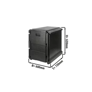 Porter Maxi - 128,1 litrov | Termobox | Izolovaný box | Polystyrénový box | Polibox | Zahrievací box