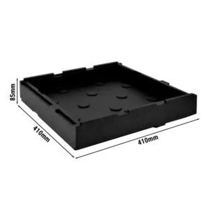 Základňa alebo veko Single Pizza System rozm. 410 x 410 x 85 mm | Termobox | Ohrievací box | Izolovaný box