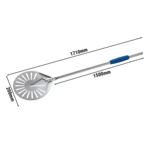 Lopata na pizzu z nerezové oceli - Ø 20 cm - perforovaná