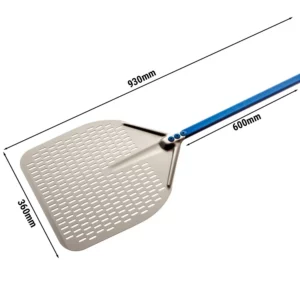 Hliníková lopata na pizzu - 33 cm - perforovaná