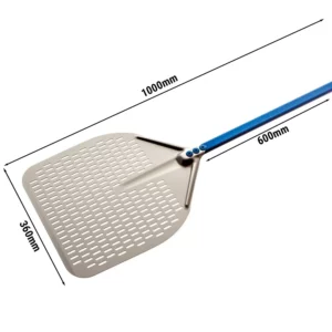 Hliníková lopata na pizzu - 36 cm - perforovaná