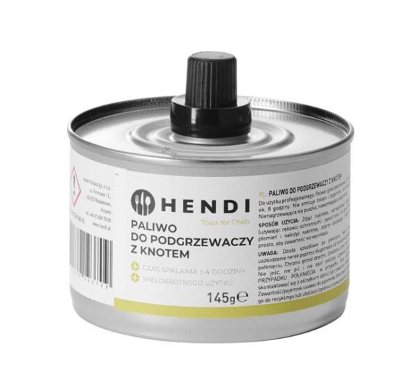 Palivo do ohrievačov s knôtom – plechovka, HENDI, doba horenia  6 hodín, 24 ks - Image 12