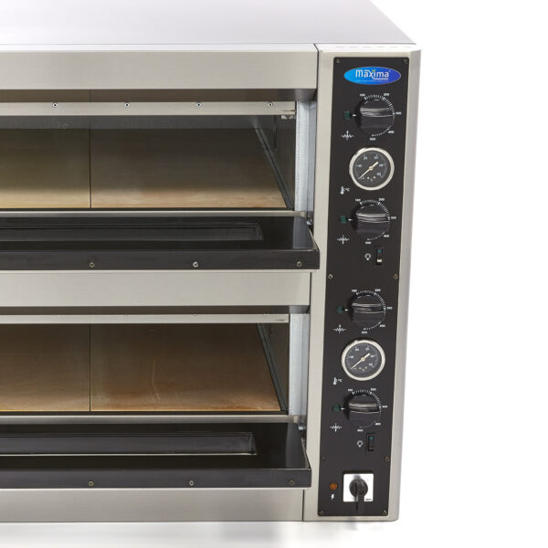 Maxima Deluxe Pizza pec – 4 + 4 x 30 cm – 400 V | 09370030 - Image 4