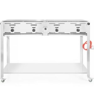 Plynový gril Grill-Master Quattro, HENDI, 22kW, 1330x600x(H)920mm