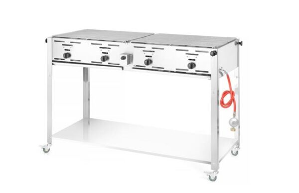 Plynový gril Grill-Master Quattro, HENDI, 22kW, 1330x600x(H)920mm - Image 5